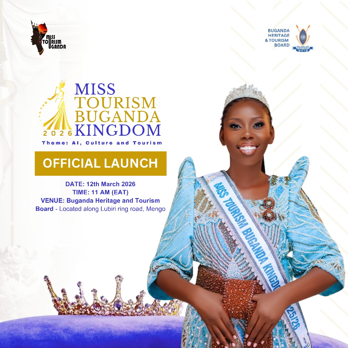 Miss Tourism Buganda Kingdom 2026 Official Launch